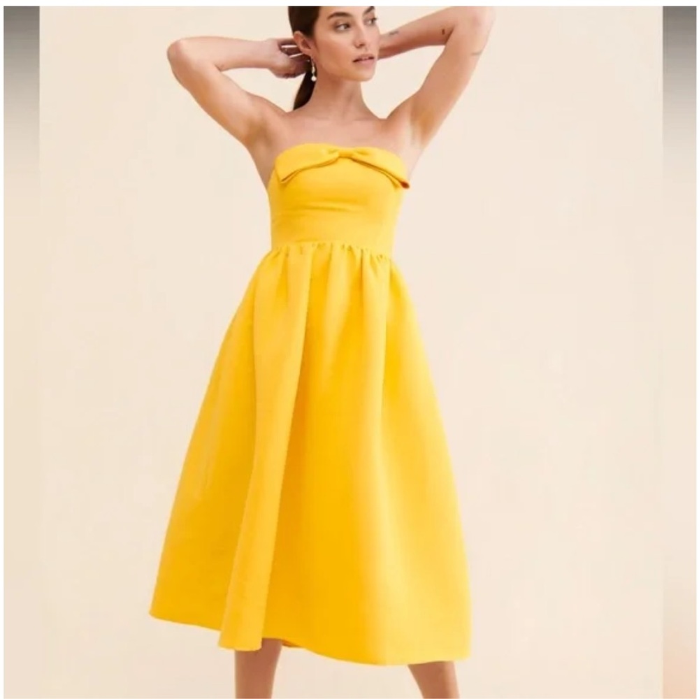 Sachin + Babi Yellow Midi Dress